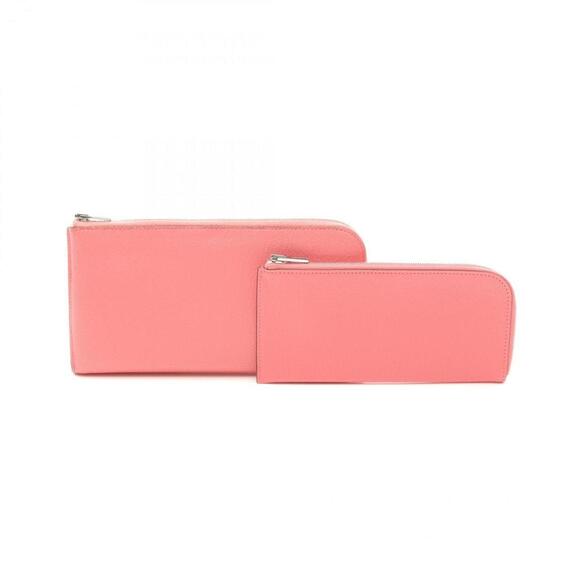 HERMES Pink Leather Wallet - Picture 6 of 14